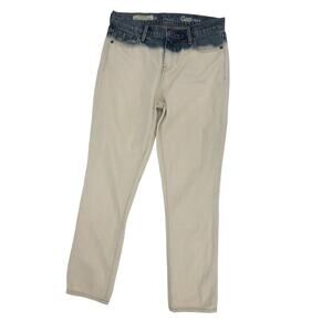 Gap Original Best Girlfriend Indigo Dip Dye Jeans Womens 25